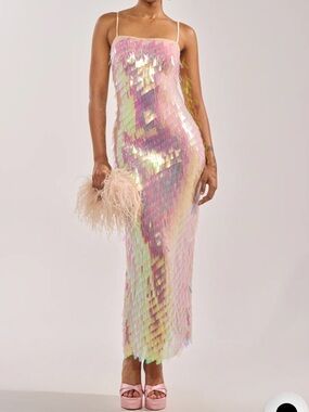 akira beaded maxi dress 88 cm / 34.65 in Depop Akira White Jumpsuit HOT